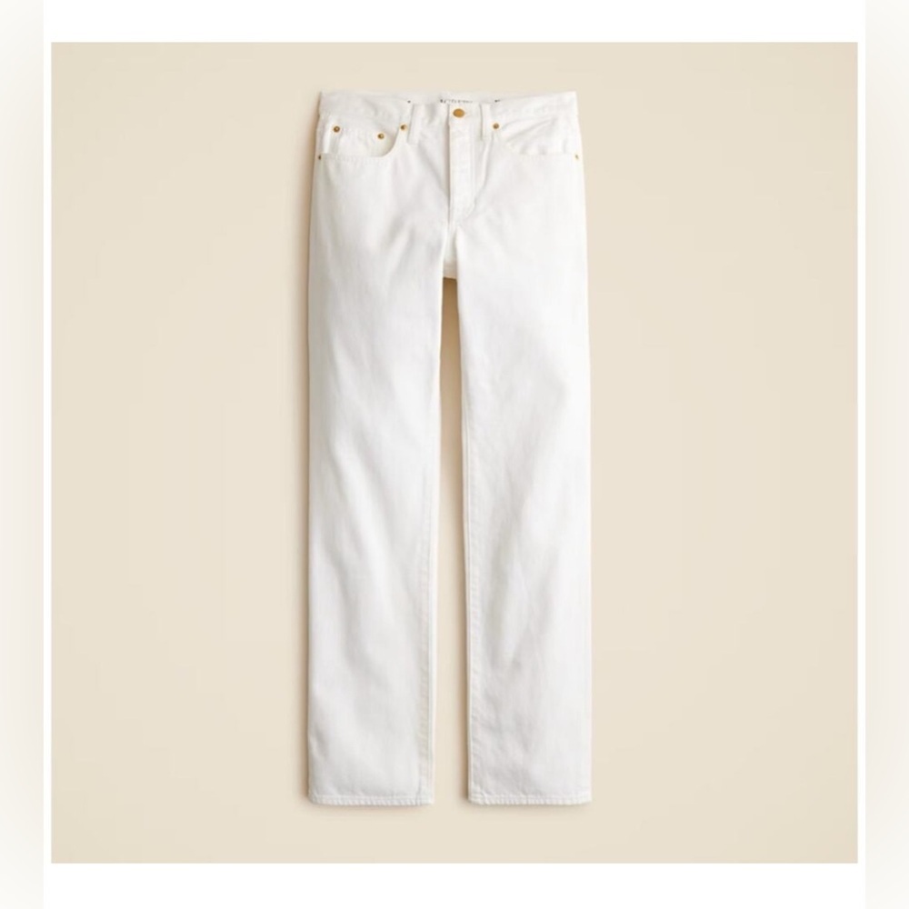 J.Crew 1984 Rigid Tall Slouchy Jeans
WMNS 30T White Denim High Rise
Button Fly - Picture 3 of 13